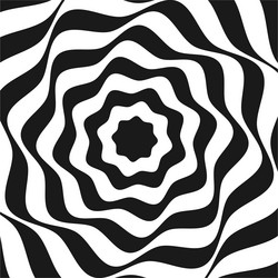Hypnotic Spiral Vortex Vector Image