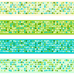 seamless patterned borders with small spots vector image