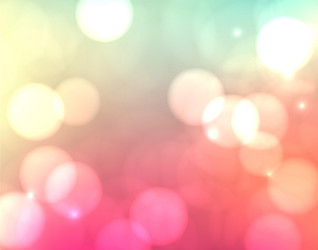 abstract colorful blurred background with bokeh vector image