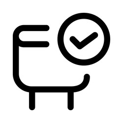 making list to ensure the capacitors performance vector image