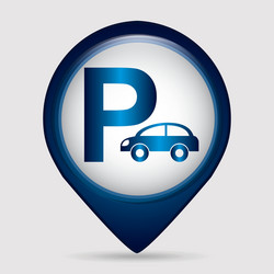 Parking sign vector