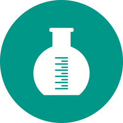 round bottom flask vector image
