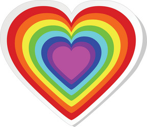 🌈 Rainbow Heart - Royalty-Free GIF - Animated Sticker - Free PNG -  Animated Icon