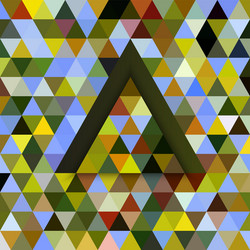 triangular abstract background vector image