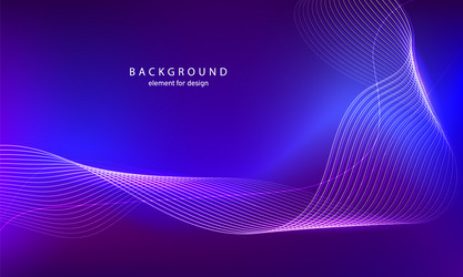 abstract background wave element for design vector image
