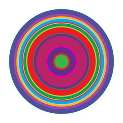 abstract random circles geometric circular element vector image