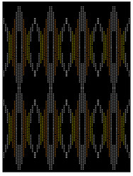 dot and pixel print pattern vector image