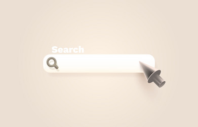 search web banner browse network frame address vector image