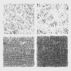 Sketch hatching abstract pattern backgrounds Vector Image