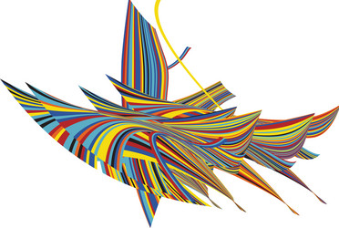 zebra pop abstract stripe pattern vector image
