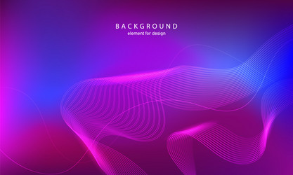 abstract background wave element for design vector image