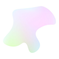 blurred gradient sticker abstract geometric shape vector image