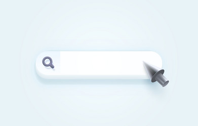 search web banner browse network frame address vector image