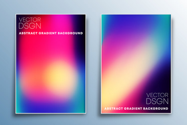 set gradient texture design for background vector image
