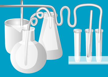 Science chemical laboratory Royalty Free Vector Image