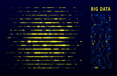 abstract artificial intelligence element vector image