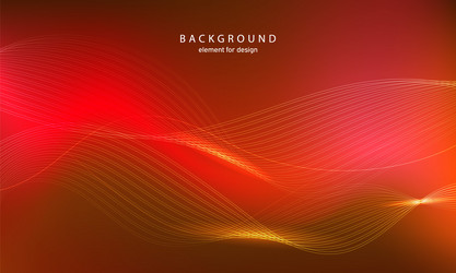abstract background wave element for design vector image