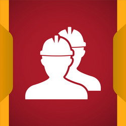 workers icon for web and mobile vector image