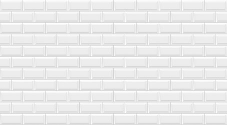White Subway Tile Pattern vector image