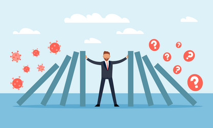 blocking destruction questions and problems vector image