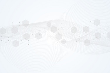 Molecular Network Pattern - Science & Technology vector image