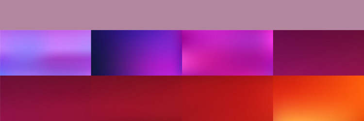 Set smooth abstract colorful mesh backgrounds vector