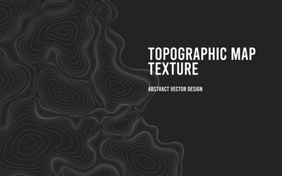 topographic map background with copy space vector image