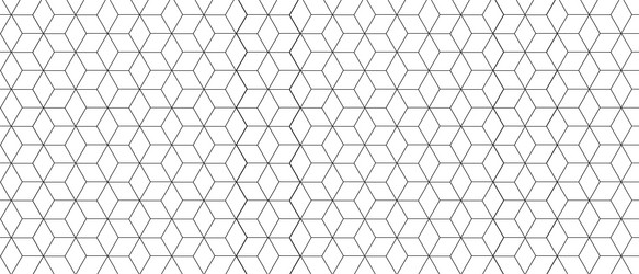 Geometric Cube Pattern vector image