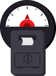 car meter parking vector