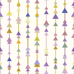 multicolored arrow print geometric pattern vector image