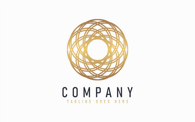 abstract modern logo design based from circular vector image
