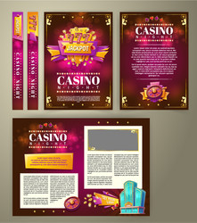 Casino Night Banner Vector Image