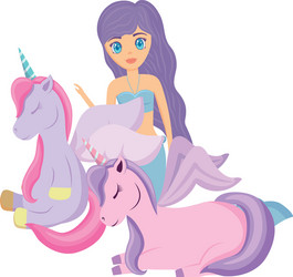 cute unicorn design Vector Image
