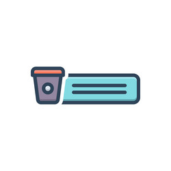 delete button vector image