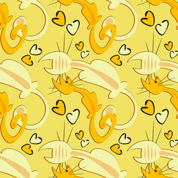 seamless pattern endless texture on a square vector image