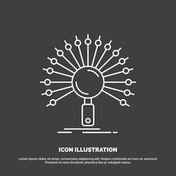 data information informational network retrieval vector image