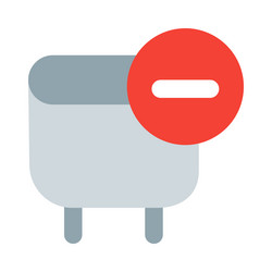disabling the capacitor feature to prevent errors vector image