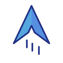 email sending ui icon vector image