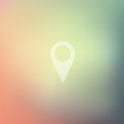 pointer icon on blurred background vector image