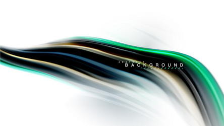 Fluid Color Swirl Abstract Background vector image