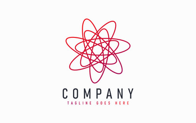 abstract modern logo design based from circular vector image