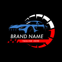 Sports car Royalty Free Vector Image - VectorStock