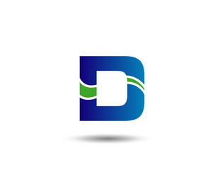 letter d logo Vector Image