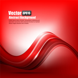 Abstract background light red curve and wave vector