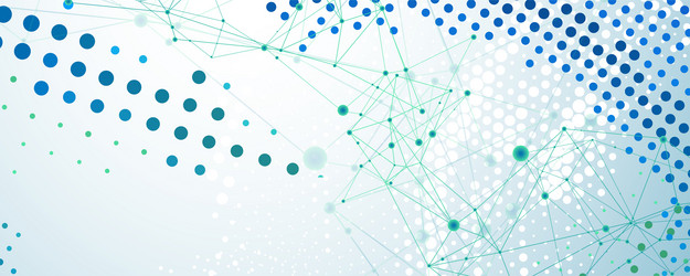 abstract polygonal background with connecting vector image