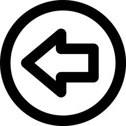 Back arrow Royalty Free Vector Image - VectorStock