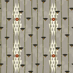 abstract seamless pattern modern style motif lotus vector image