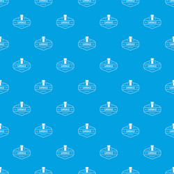 bin garbage pattern seamless blue vector image