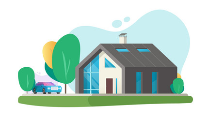 home eco modern future or smart contemporary vector