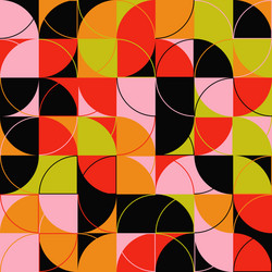 linear abstract pattern design vector image
